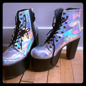 Dollskill Women’s Holographic Boots